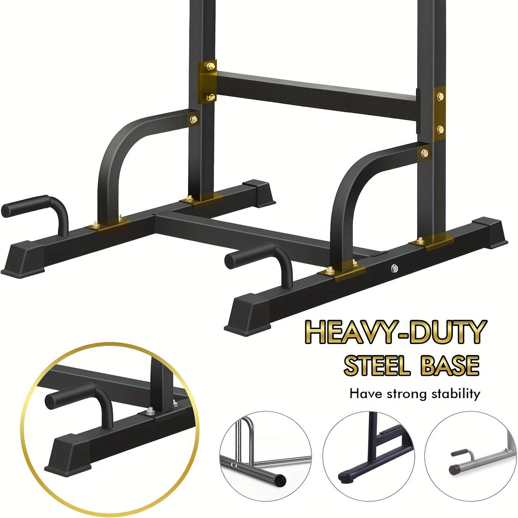 Heavy-Duty Power Tower - Multi-Function Workout Station with Pull Up Bar & Dip Station - Home Gym Equipment for Strength Training, Bodybuilding & Core Exercises - Durable, Space-Saving Design, Easy Assembly