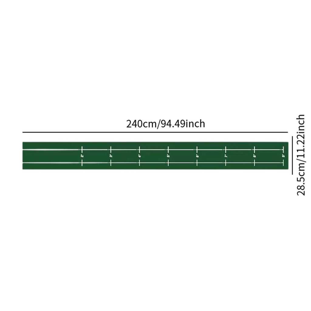 Golf Putting Mat Gift for Golfer Golfing Accessory Lightweight Portable Improve Putting Accuracy Training Aid for Park Lawn Home