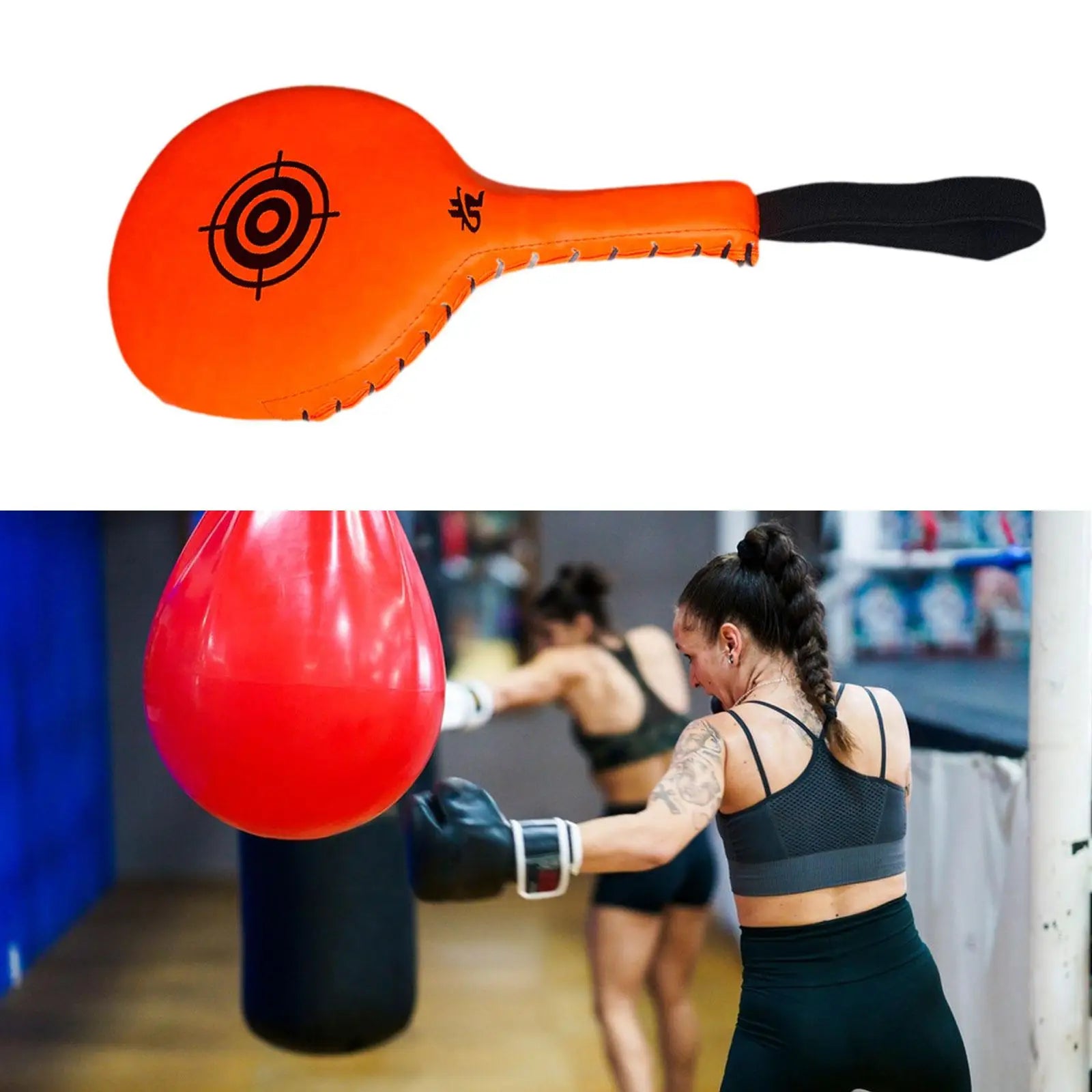 Taekwondo Kick Pad Portable Boxing Strike Pad Kicking Paddle Training Equipment for Sanda Fighting Muay Thai Kickboxing Practice