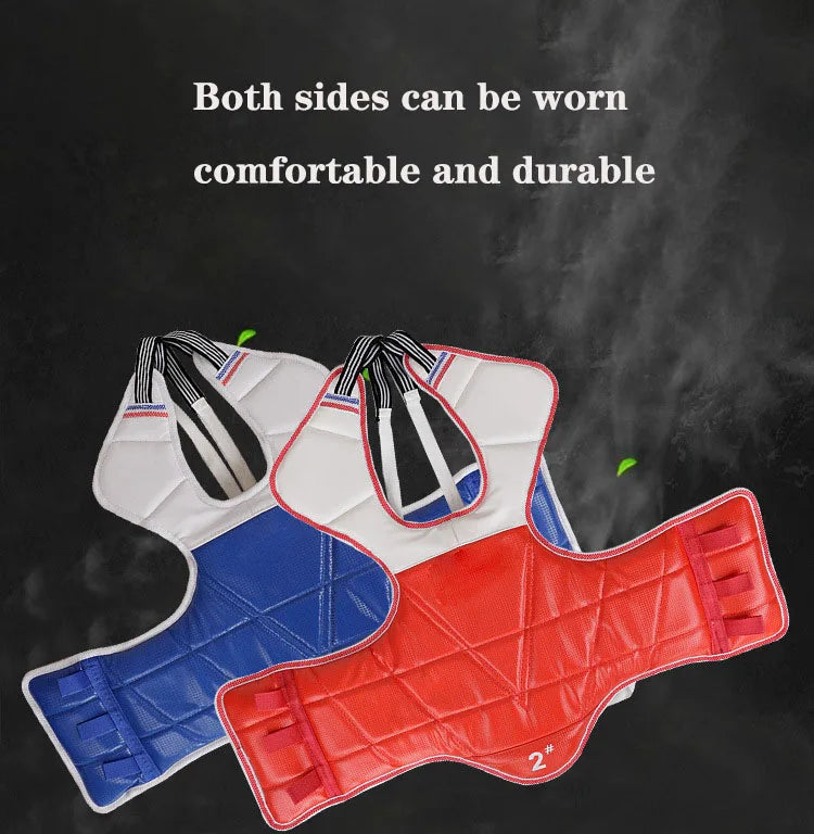 WTF Taekwondo Glvoes Karate Vest Body Protector Sparring Gear Arm Shin Chest Guard Helmet MMA Training Set Equipment kickboxing
