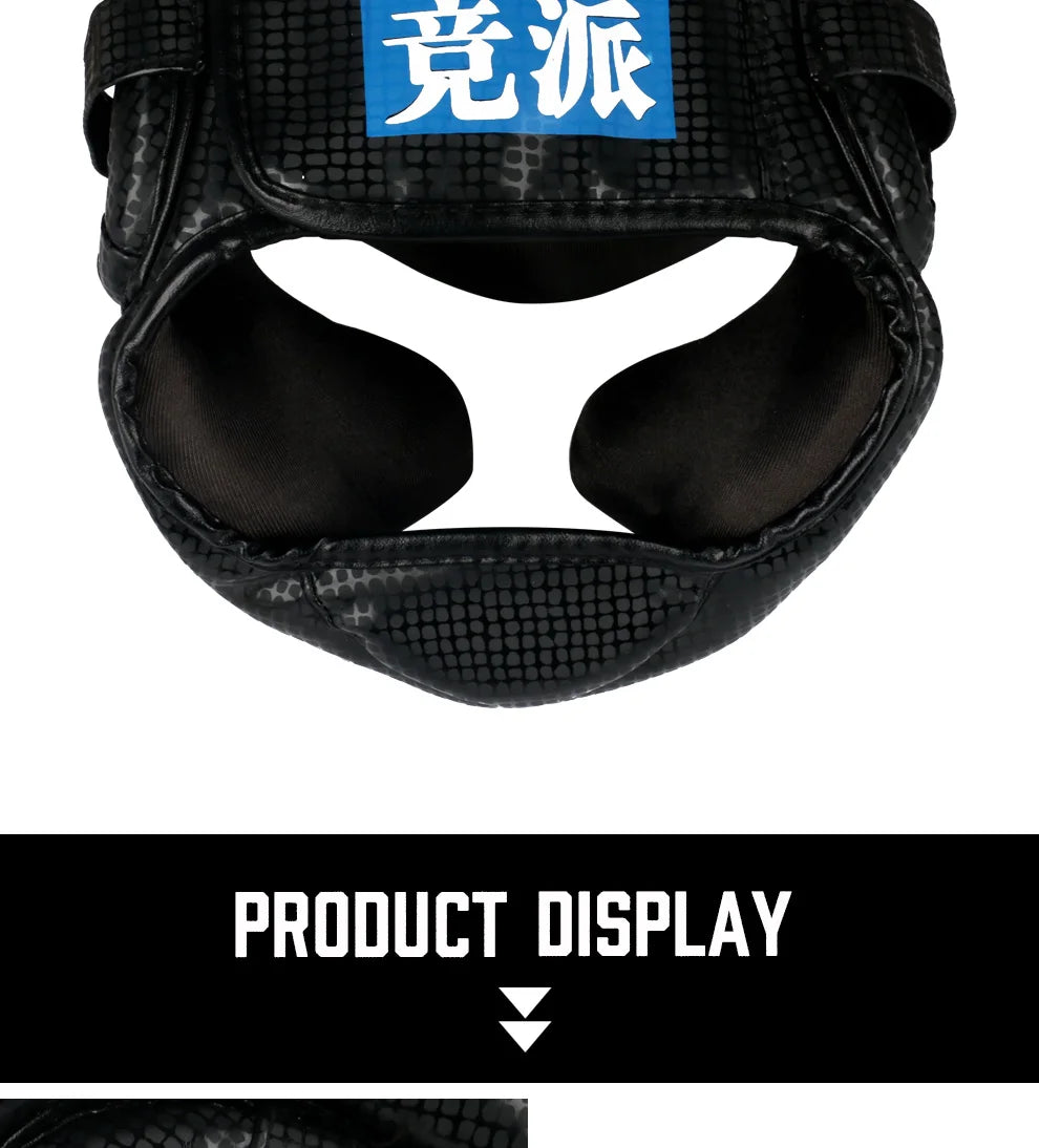 2020 Professional Adult Men Women Kick Boxing Sanda MMA Head Protector MMA Helmet Muay Thai Boxing Taekwondo Karate Guard Head