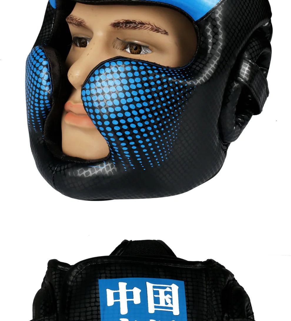 2020 Professional Adult Men Women Kick Boxing Sanda MMA Head Protector MMA Helmet Muay Thai Boxing Taekwondo Karate Guard Head