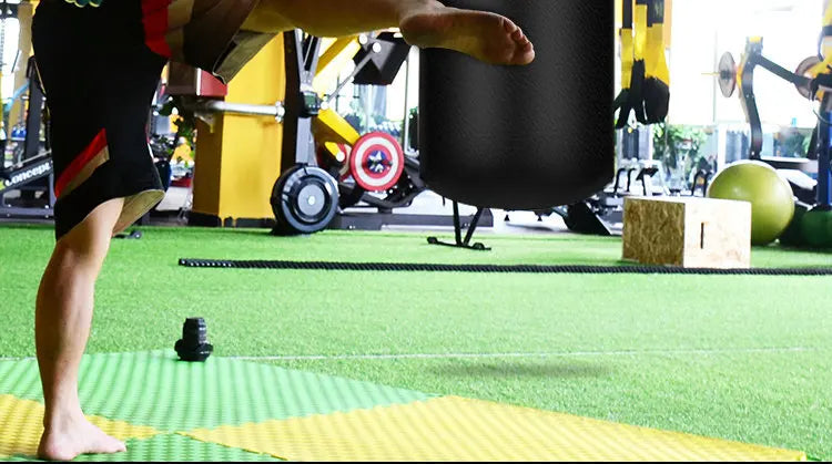 Punching Boxing Bags with Upgrade Hook, Durable Leather Sandbag for Adults, Muay Thai, Taekwondo, Sanda, Boxing Training, 180 cm