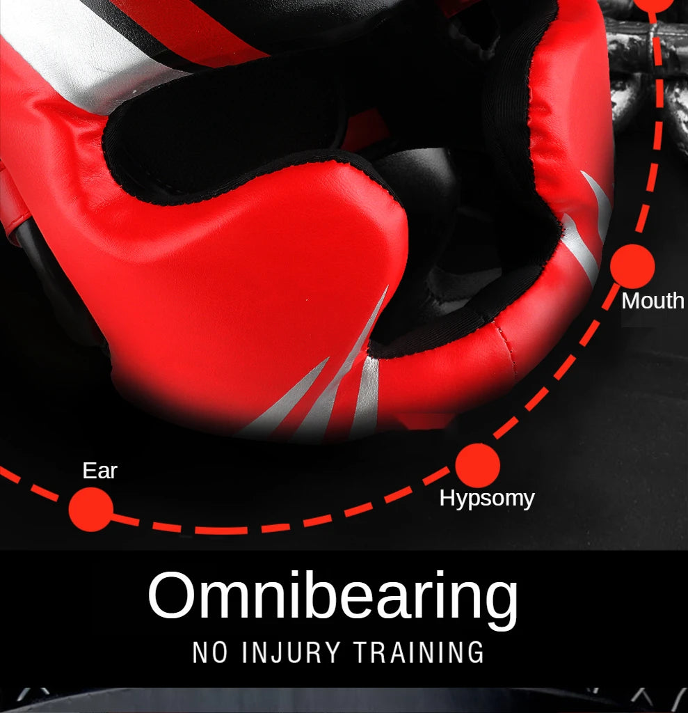2020 Professional Adult Men Women Kick Boxing Sanda MMA Head Protector MMA Helmet Muay Thai Boxing Taekwondo Karate Guard Head