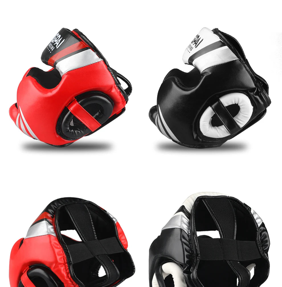 2020 Professional Adult Men Women Kick Boxing Sanda MMA Head Protector MMA Helmet Muay Thai Boxing Taekwondo Karate Guard Head