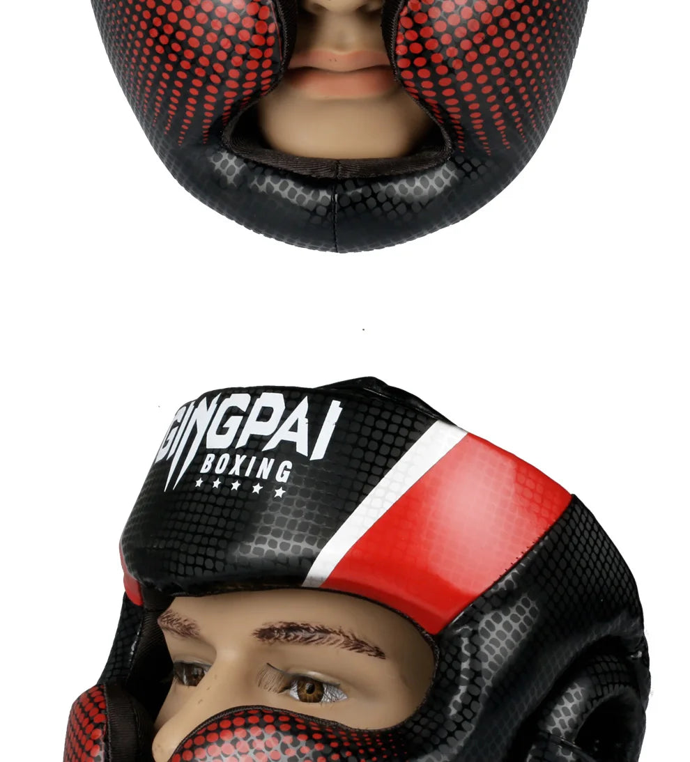 2020 Professional Adult Men Women Kick Boxing Sanda MMA Head Protector MMA Helmet Muay Thai Boxing Taekwondo Karate Guard Head