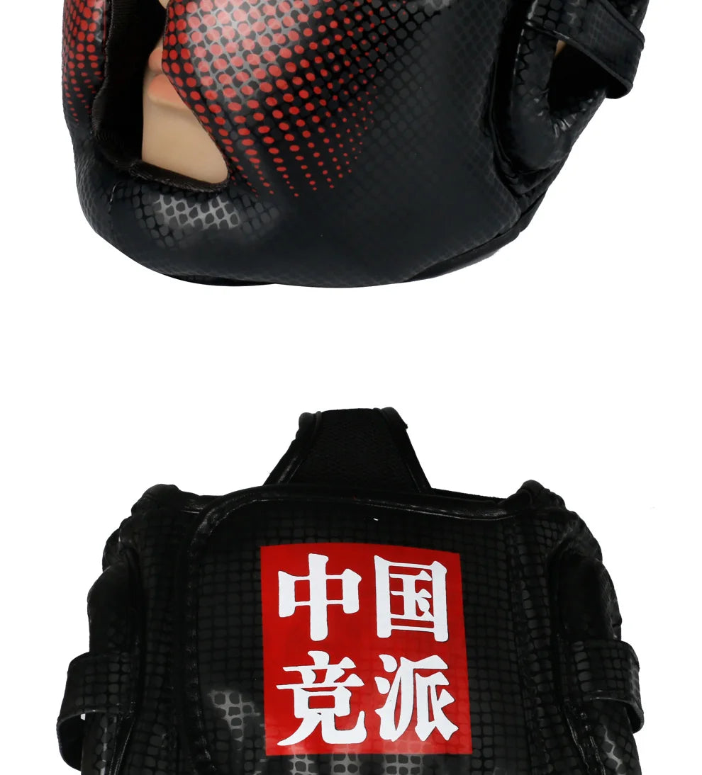 2020 Professional Adult Men Women Kick Boxing Sanda MMA Head Protector MMA Helmet Muay Thai Boxing Taekwondo Karate Guard Head
