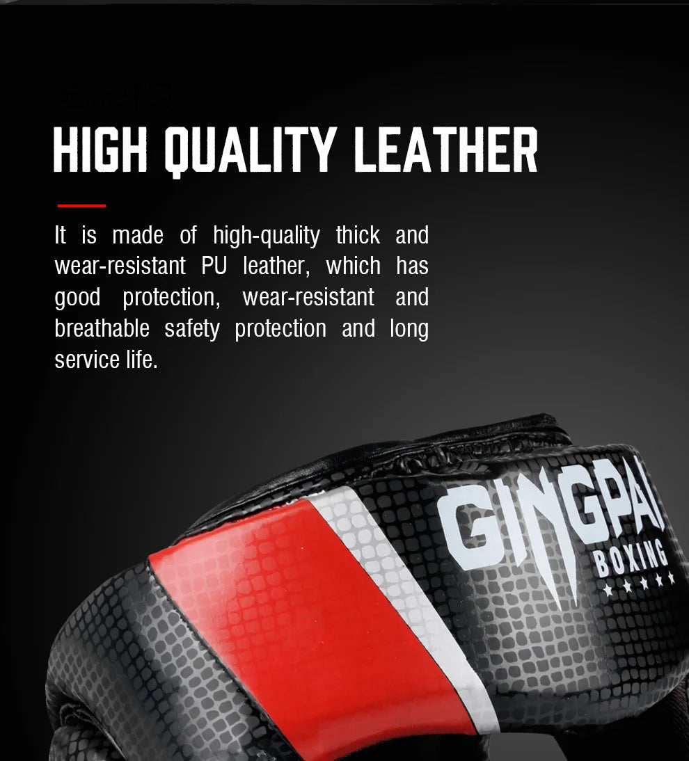 2020 Professional Adult Men Women Kick Boxing Sanda MMA Head Protector MMA Helmet Muay Thai Boxing Taekwondo Karate Guard Head