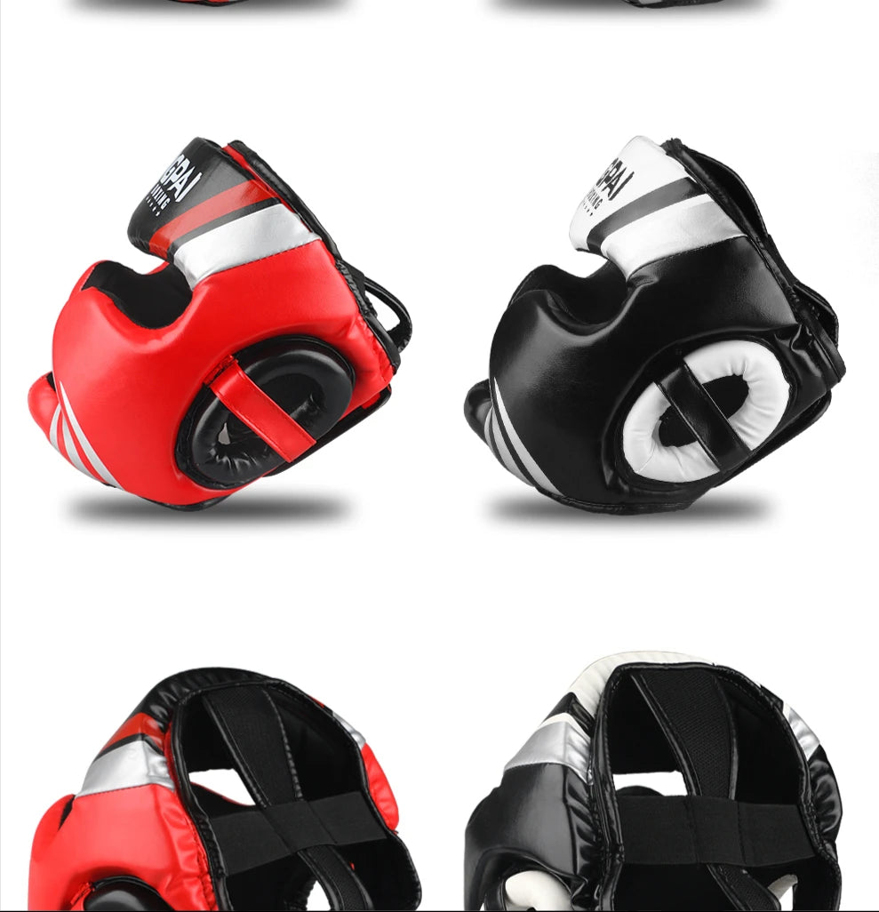 2020 Professional Adult Men Women Kick Boxing Sanda MMA Head Protector MMA Helmet Muay Thai Boxing Taekwondo Karate Guard Head