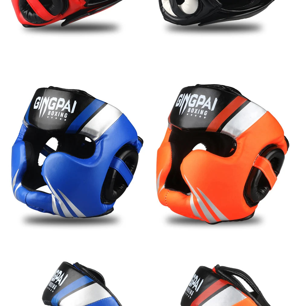 2020 Professional Adult Men Women Kick Boxing Sanda MMA Head Protector MMA Helmet Muay Thai Boxing Taekwondo Karate Guard Head