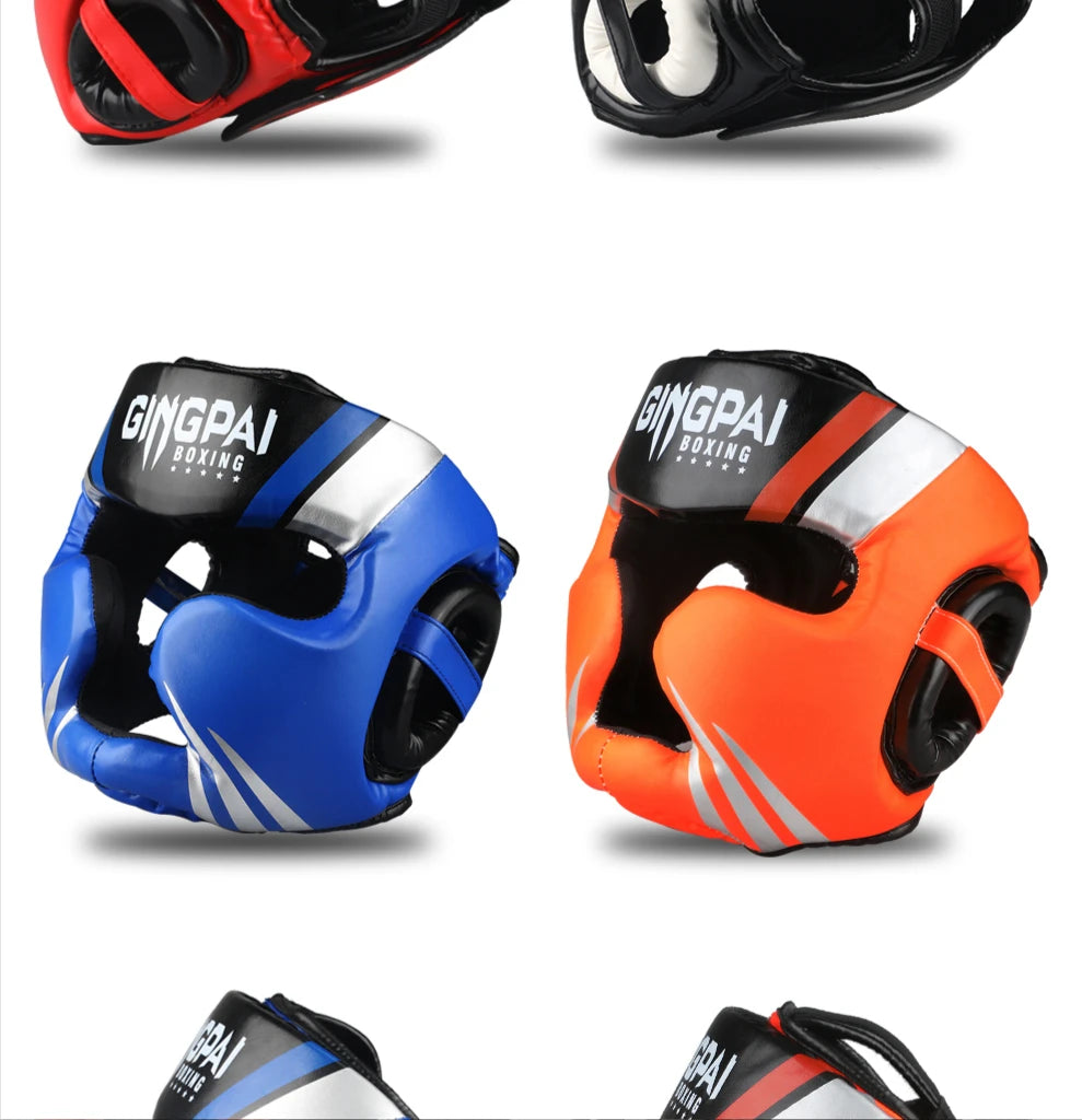 2020 Professional Adult Men Women Kick Boxing Sanda MMA Head Protector MMA Helmet Muay Thai Boxing Taekwondo Karate Guard Head
