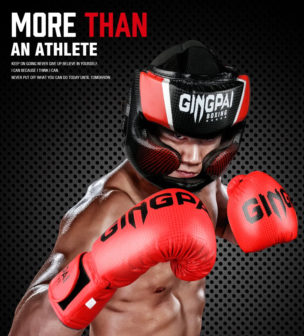 2020 Professional Adult Men Women Kick Boxing Sanda MMA Head Protector MMA Helmet Muay Thai Boxing Taekwondo Karate Guard Head