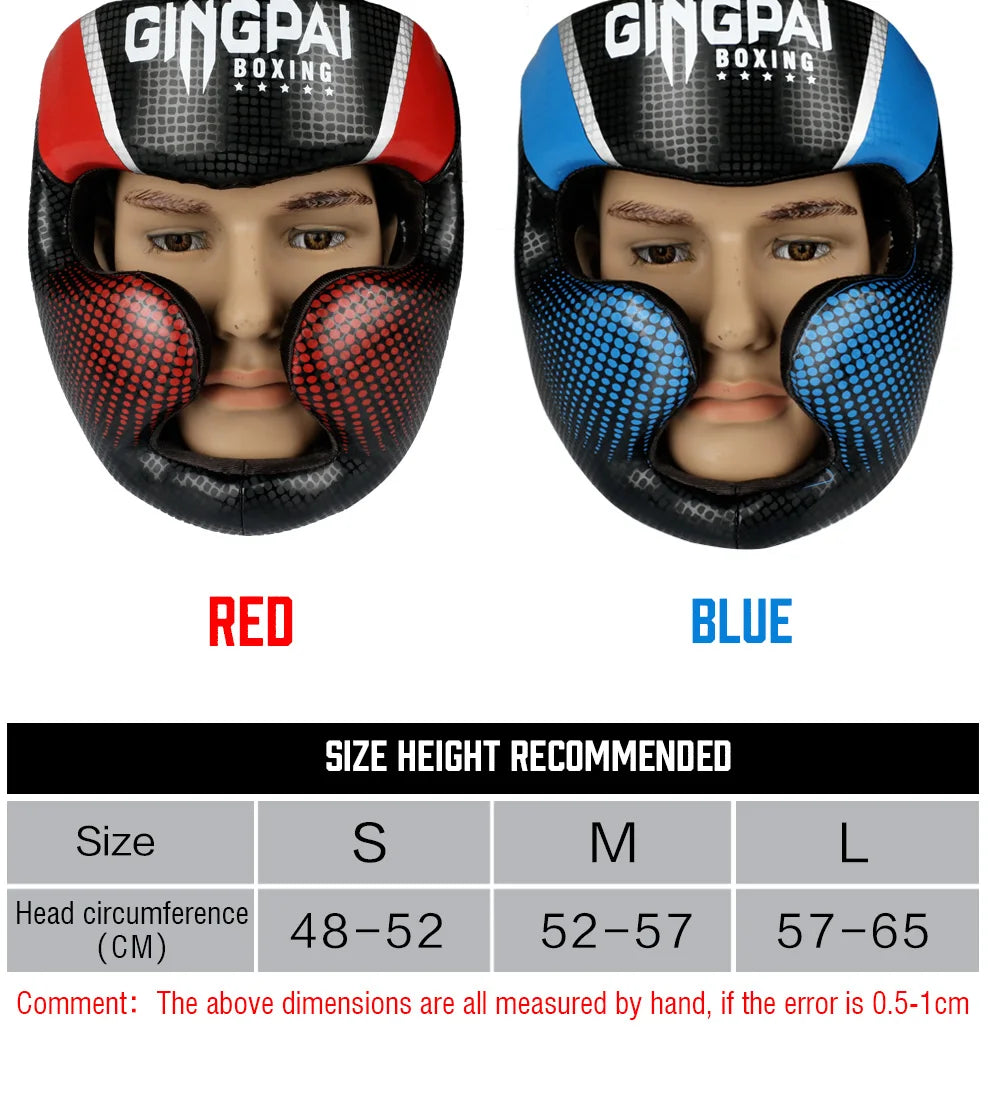 2020 Professional Adult Men Women Kick Boxing Sanda MMA Head Protector MMA Helmet Muay Thai Boxing Taekwondo Karate Guard Head