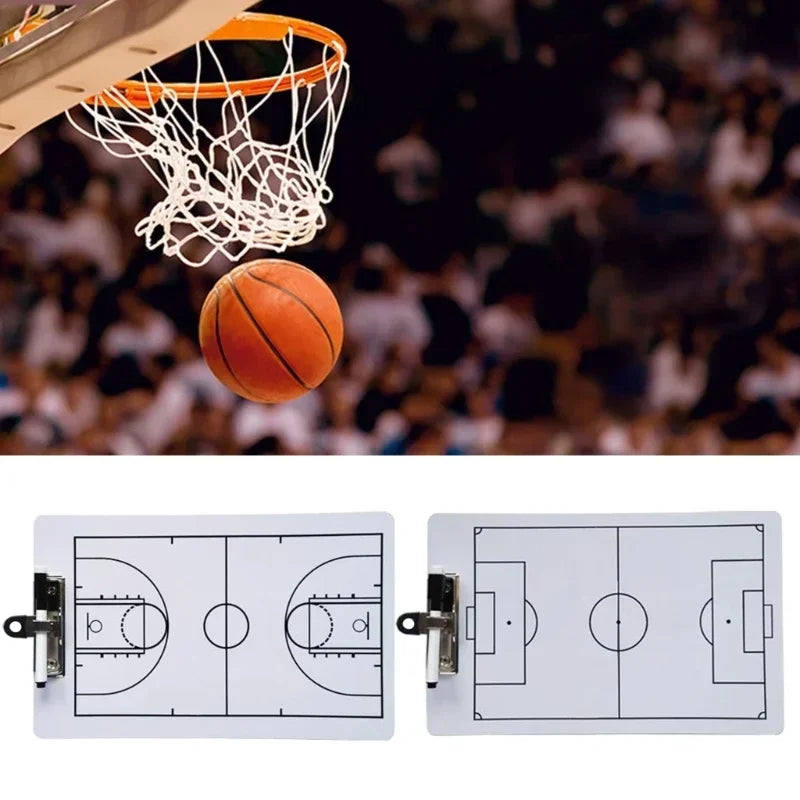 Coach Guidance Tactical Board Erasable Whiteboard for Basketball & Football Training Portable Tactical Demonstration Blackboard
