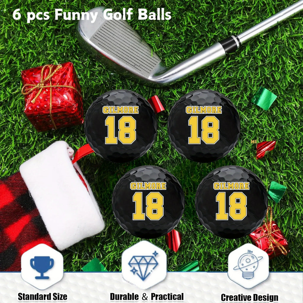 4 Pcs funny Golf Balls for Men Adult Humor Trick Novelty GolferGift Set for Dad Boyfriend Coworkers Unique Professional Practice