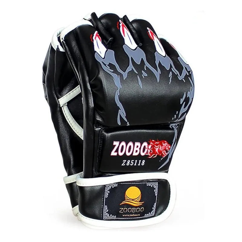 MMA Gloves Half-Finger for Men/Women for UFC Boxing Training Muay Thai Sparring Punching Bag Sanda Professional Fighting Mitts