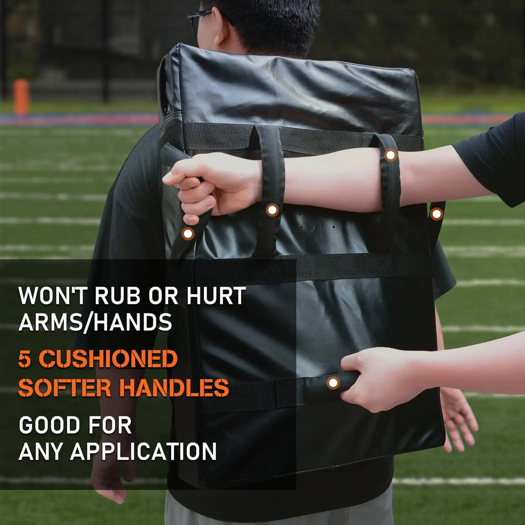 Hikeen Football Blocking Pad Training Equipment Denser Softer Foam Kick Pad for Football Basketball Hockey Lacrosse Tackle Dummy