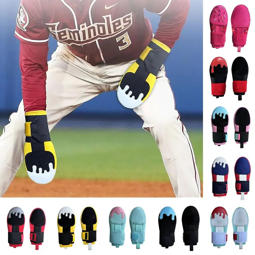Universal Baseball Sliding Mitt Adjustable Protective Baseball Sliding Glove Easy to Wear Hand Protection Softball Glove