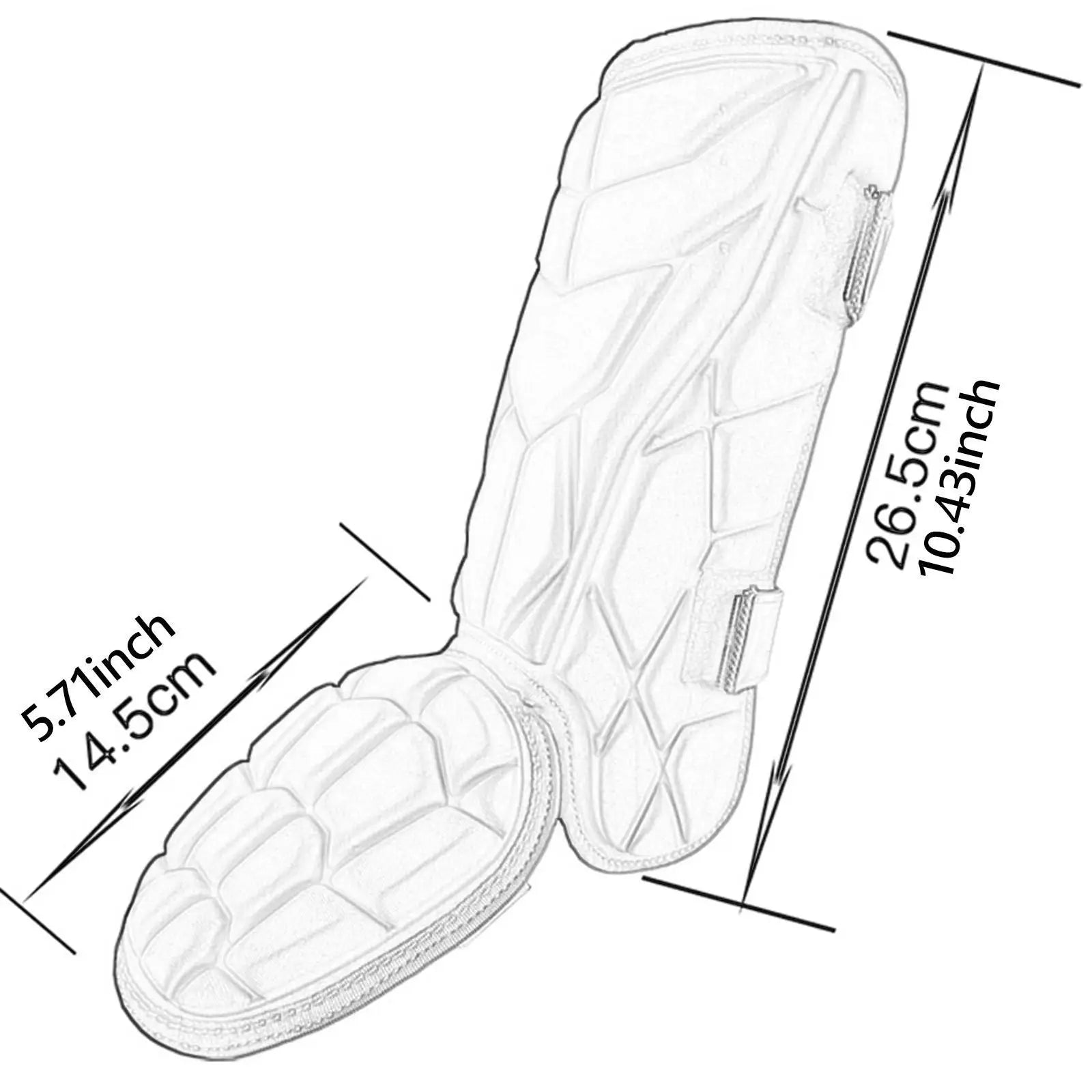 Baseball Batter Leg Guards Teenager Softball Leg Protective Gear Multifunction Shin Protection Foot Guard Training Accessories
