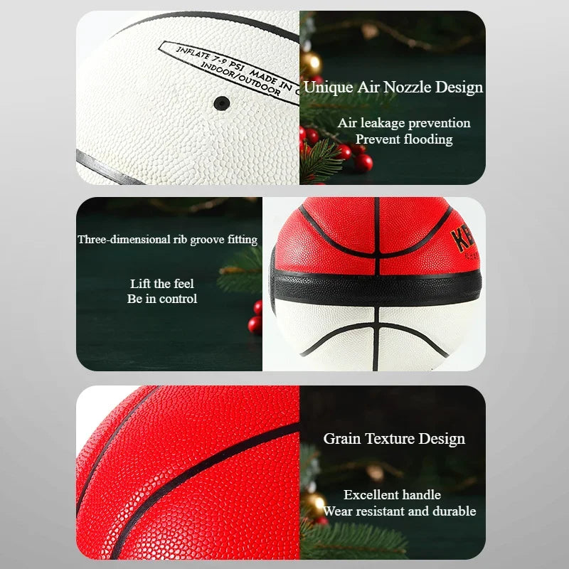 Basketball Balls Official Size7 Professional Basketball High Quality PU Indoor Outdoor Street Match Training Game Ball Kids Gift