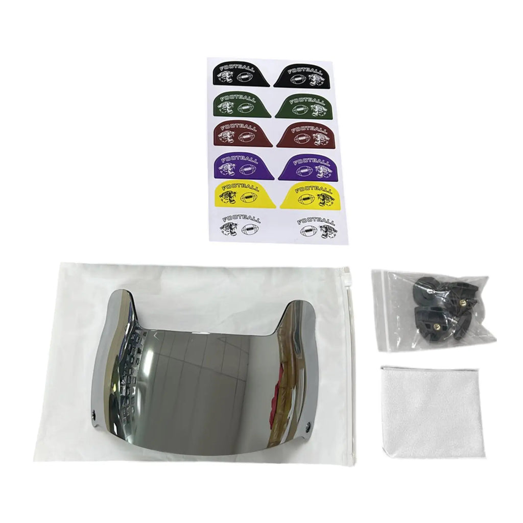 Football Visor Enhance Visibility Easy to Install Sun Protection Replacement Parts Face Mask for Adults Youth Football Helmets