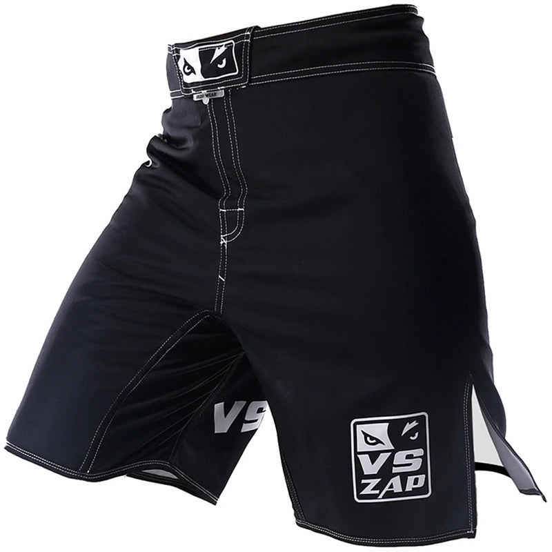 MMA Shorts Men's Boxing Pants VSZAP Kickboxing Training Grappling Shorts Gym Breathable Martial Arts Muay Thai Cage Fight Wear
