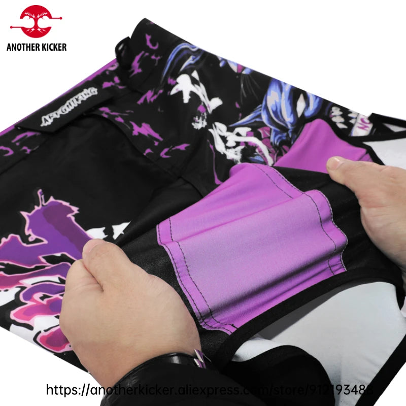 MMA Pants Combat Boxing Shorts for Men Women Fitness Gym Sports Jiu-Jitsu Kickboxing Muay Thai Shorts Crossfit BJJ Fight Wear