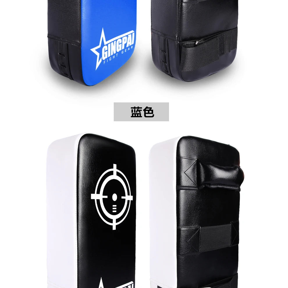 1Pcs Taekwondo Kick Pad PU Muay Thai Pads MMA Karate Kick Pads Kickboxing Training Pads Martial Arts Punching Pads Leather Strik