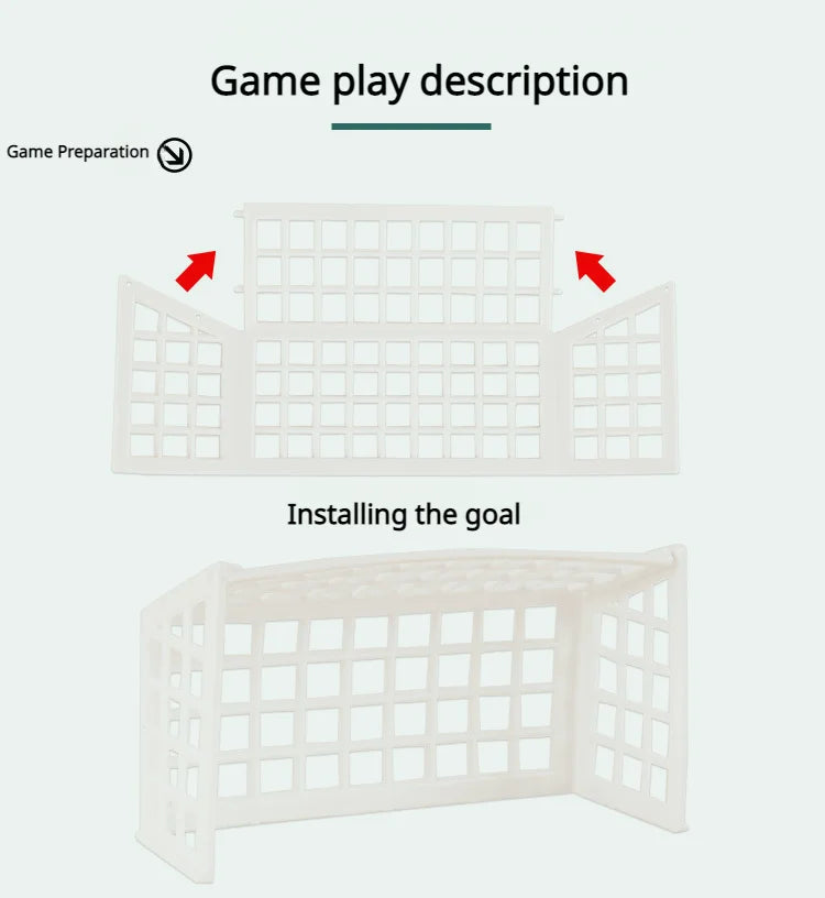 Finger Football Game Sets with Two Goals Funny Family Party Finger Soccer Match Toy for Fans Club Party Gifts for Kid Table Game