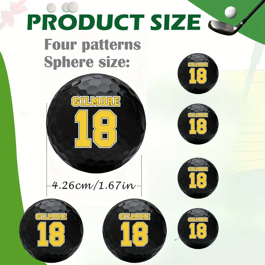 4 Pcs funny Golf Balls for Men Adult Humor Trick Novelty GolferGift Set for Dad Boyfriend Coworkers Unique Professional Practice