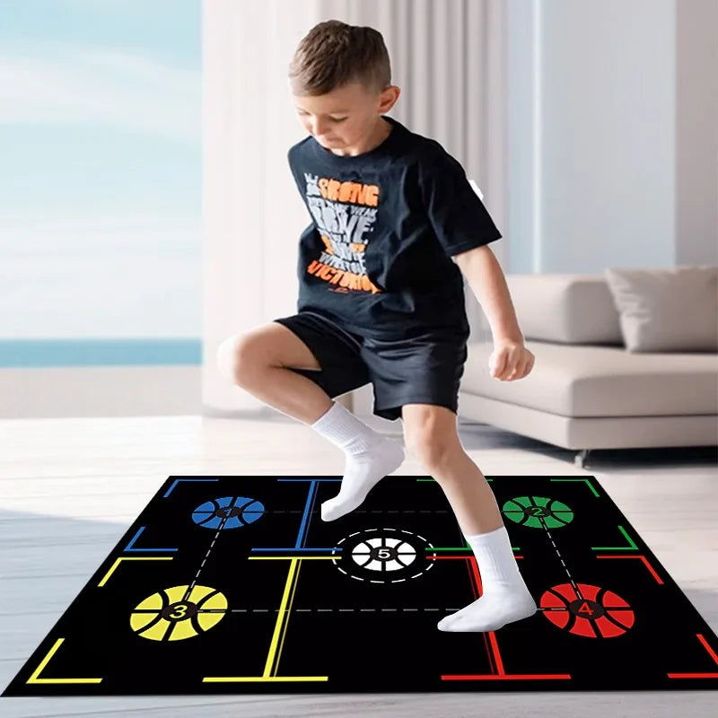 Basketball Training Mat Anti Slip Noise Reduction Home Kid's Basketball Mat Carpet Training Mat Mini Basketball Training Mat