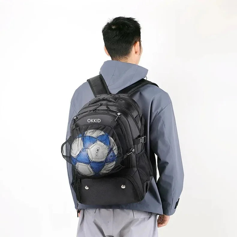 Basketball Backpack Football bag Large Sports Bag with Separate Ball Holder & Shoes Compartment, Best for Basketball, Soccer,Gym