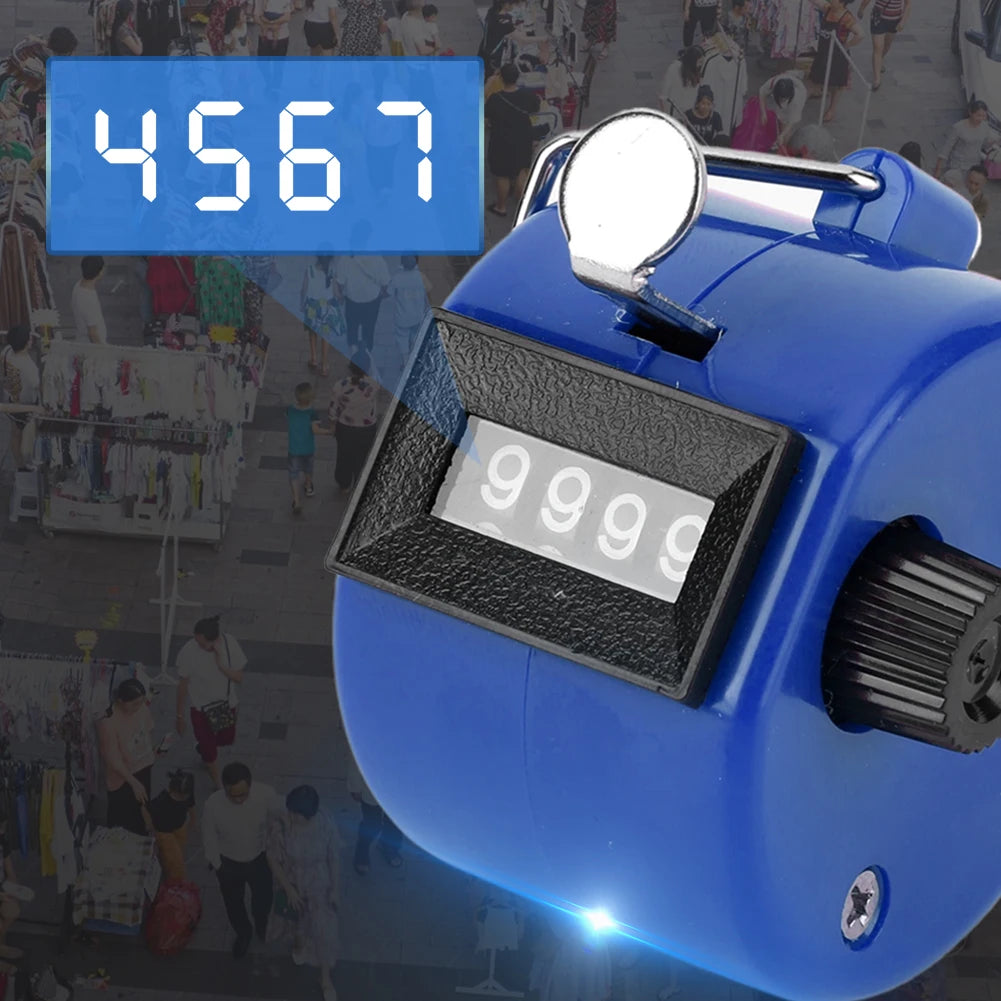 Hand Mechanical Counters Clickers Number Counter Pitch Counter for Counting Knitting Coaching Golf Fishing