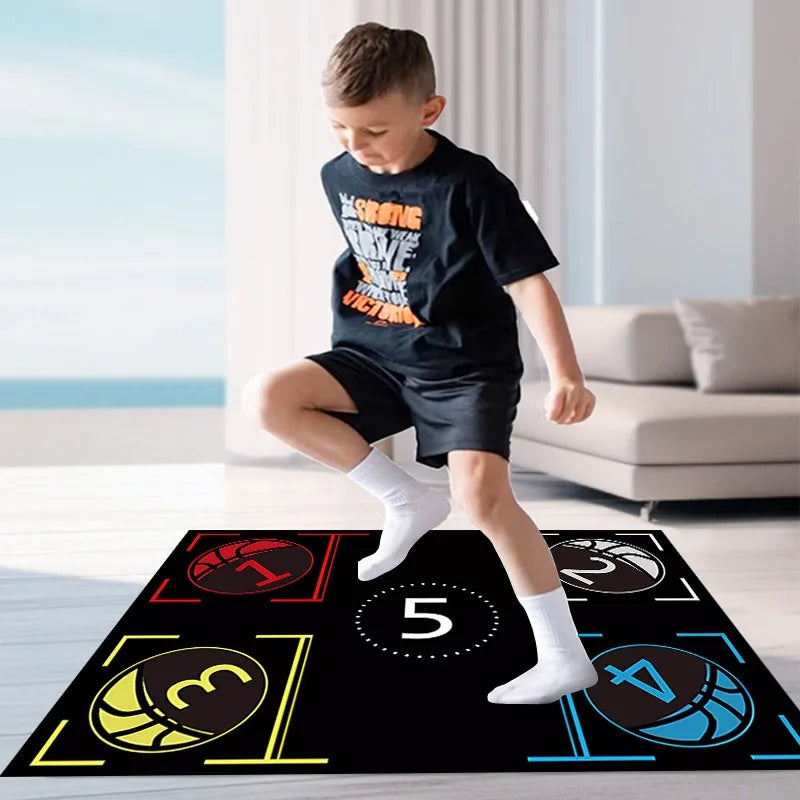 Basketball Training Mat Anti Slip Noise Reduction Home Kid's Basketball Mat Carpet Training Mat Mini Basketball Training Mat