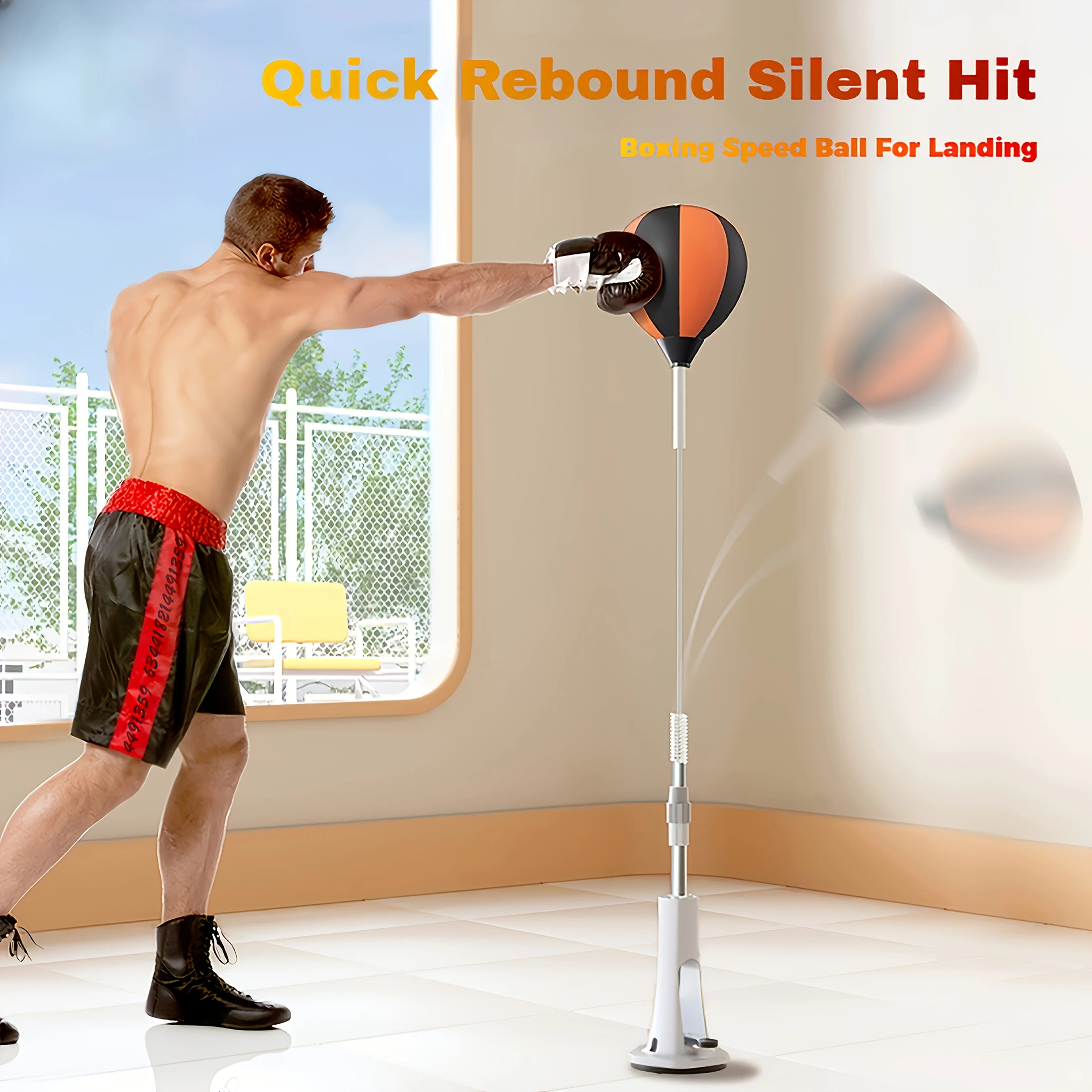 Adjustable Boxing Punching Bag Indoor Agility Training Punching Bag Boxing Ball Reflex Training Auxiliary Tool
