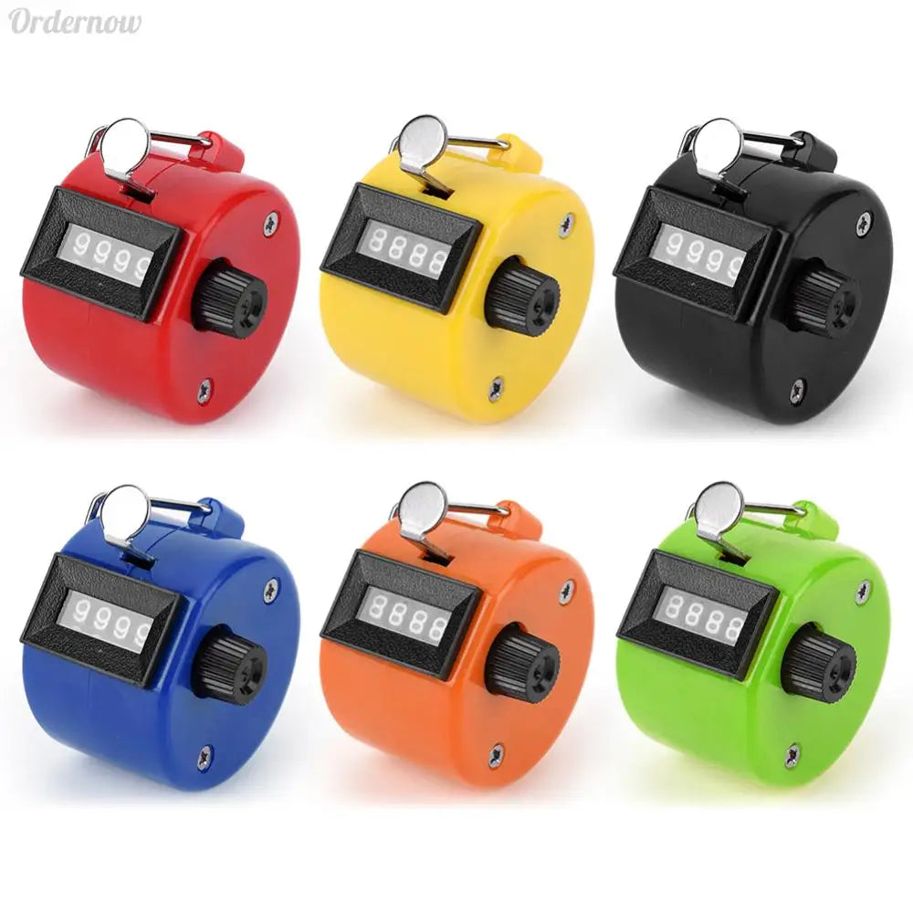 Handheld Tally Counter Hand Mechanical Counters Clickers Pitch Counter for Counting Knitting Coaching Golf Fishing