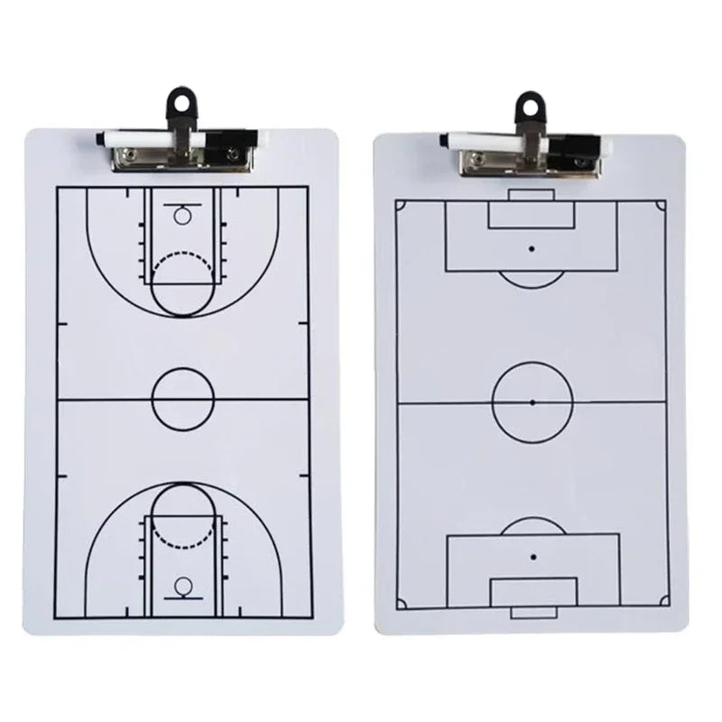 Coach Guidance Tactical Board Erasable Whiteboard for Basketball & Football Training Portable Tactical Demonstration Blackboard