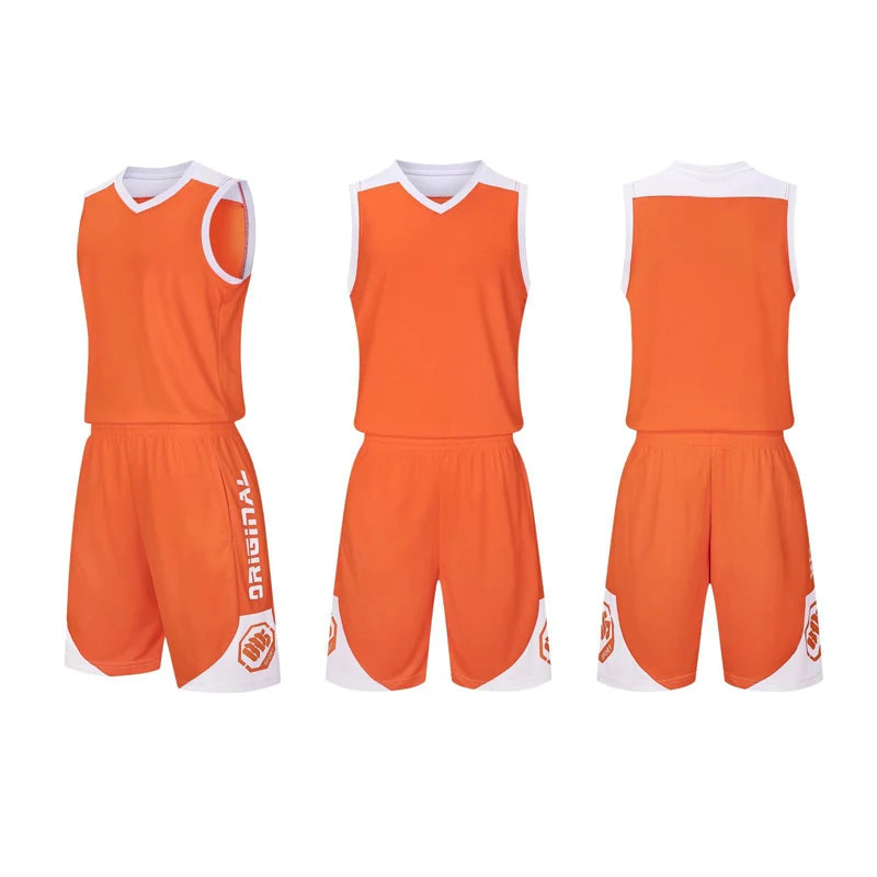 Basketball jersey custom Basketball training suit Adults and Kid clothes Sports vest Men Boys Basketball jersey Sets Large size