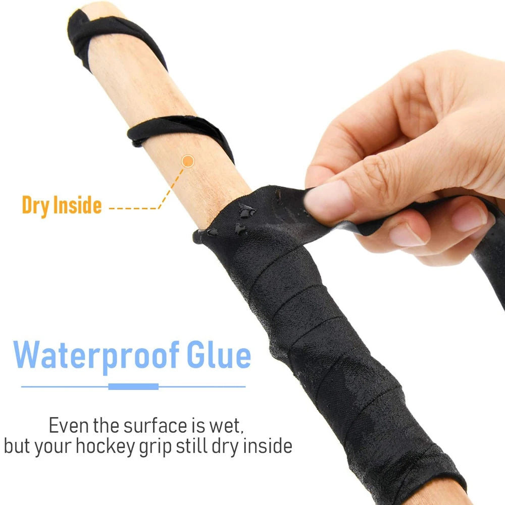 4PCS Hockey Tape,Strong Adhesive Goon Tape,Multipurpose Cloth Tape 2.5cm x 25m Each Roll,Hockey Stick Tapes for Sports,Handles
