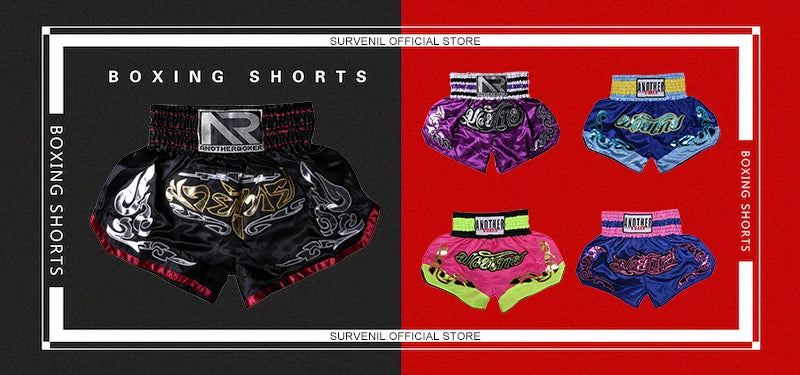 MMA Shorts Men Women Pro Style Fight Shorts for Muay Thai BJJ Training Quick Dry Split Design Jiu Jitsu Boxing Grappling Shorts