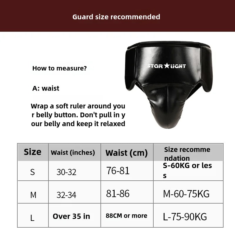 Men's full girdle protection Boxer Men's Taekwondo groin protection boxing karate jockstrap free fight jockstrap