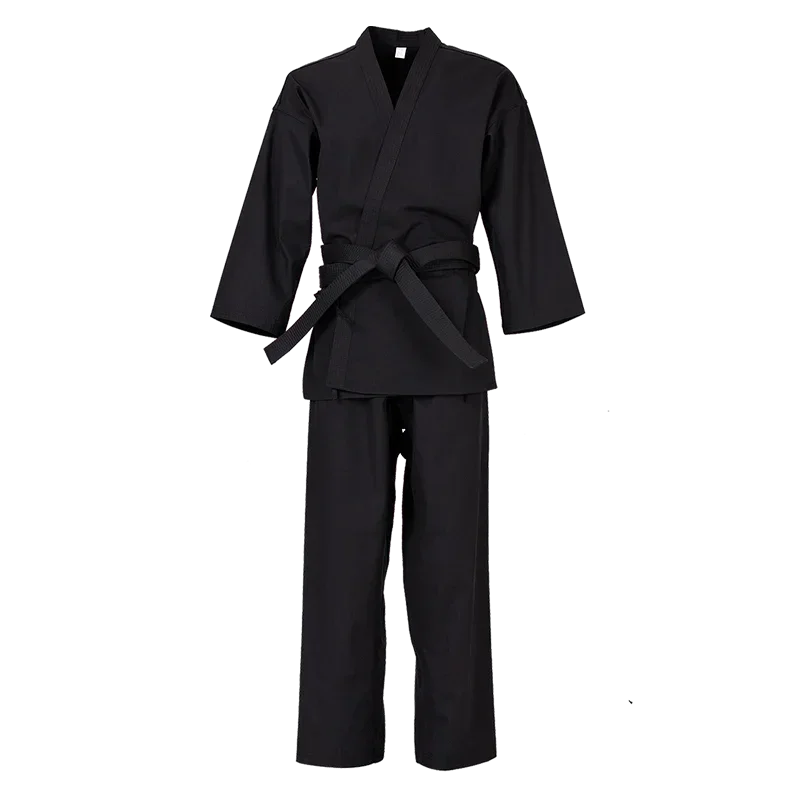 New Breathable karate uniform for kids and adults lightweight pants and jackets martial arts uniform with free belt for students