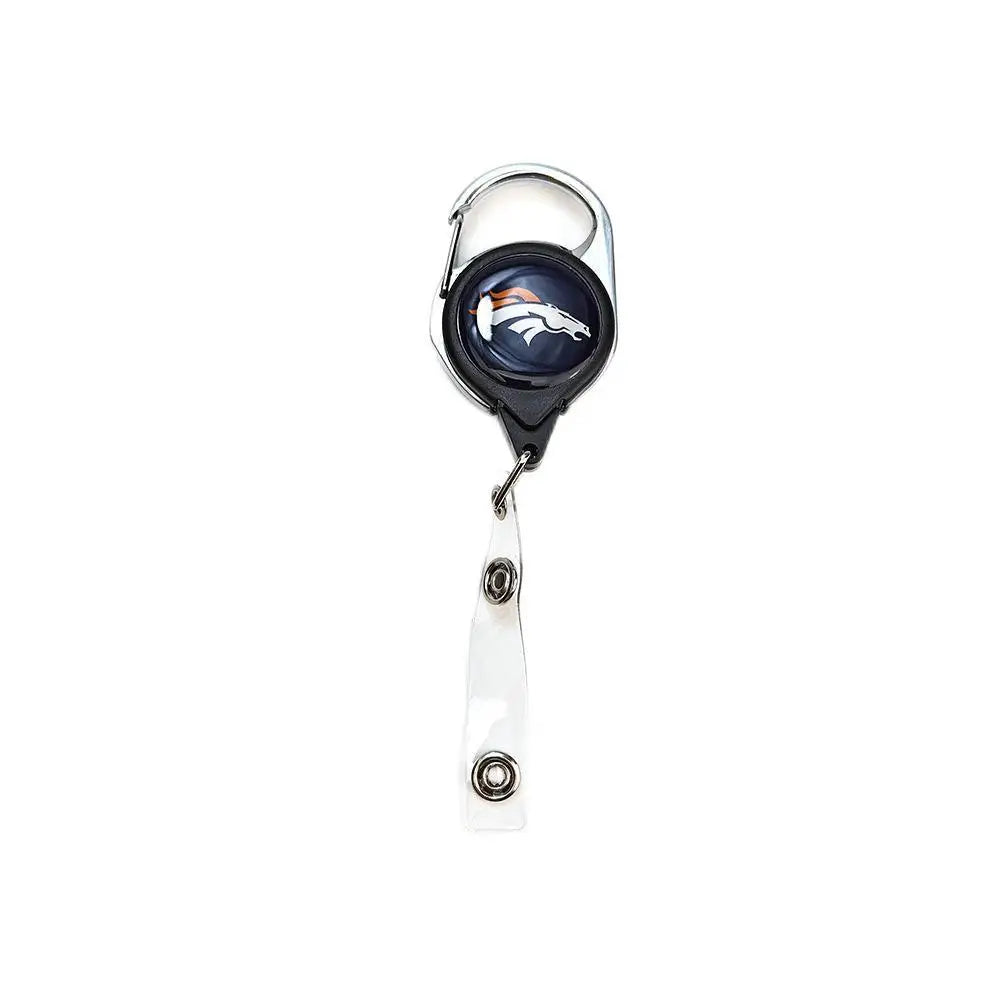Belt Rope Football nfl Keychain Name Tag Holder Cord Reel Retract ID Card Badge Clip Reel