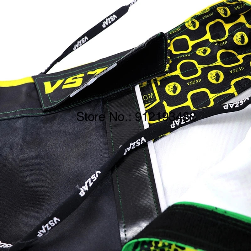 MMA Shorts Men's Boxing Pants VSZAP Kickboxing Training Grappling Shorts Gym Breathable Martial Arts Muay Thai Cage Fight Wear