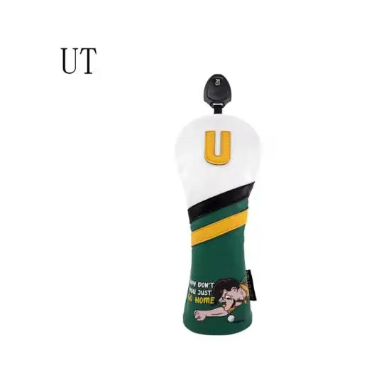 Humorous And Funny Golf Club Covers, Featuring American-style quirky headgear for driver, fairway wood, and hybrid Anti-Scratch
