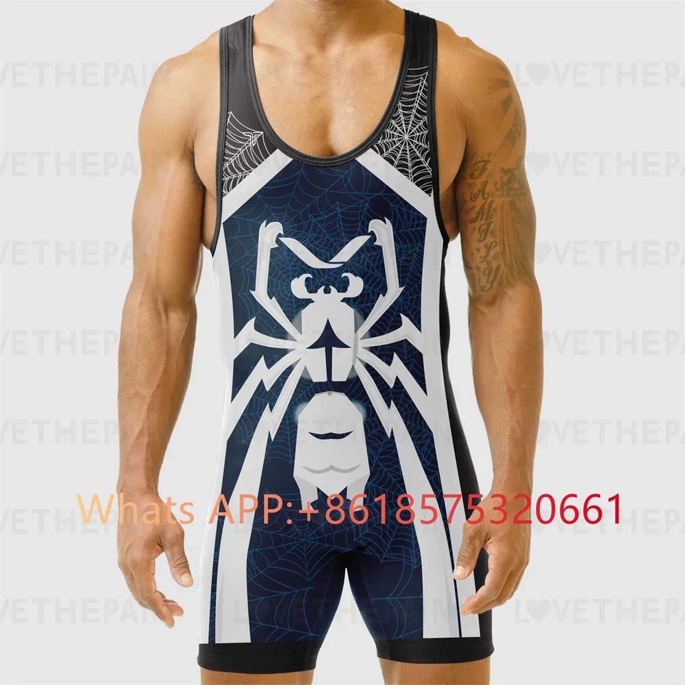 ELEIKO Men's Wrestling Singlets Competition Freestyle