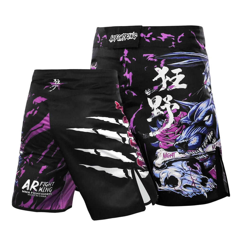 MMA Pants Combat Boxing Shorts for Men Women Fitness Gym Sports Jiu-Jitsu Kickboxing Muay Thai Shorts Crossfit BJJ Fight Wear