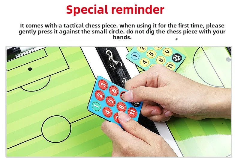 Soccer Tactics Board Football Coaching Training Strategy Teaching Magnet Master