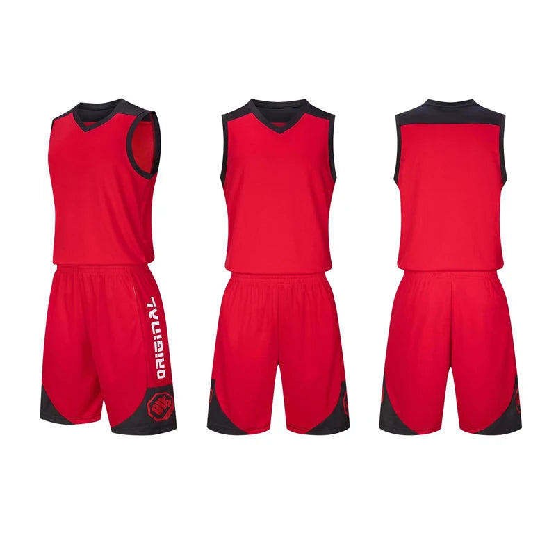 Basketball jersey custom Basketball training suit Adults and Kid clothes Sports vest Men Boys Basketball jersey Sets Large size