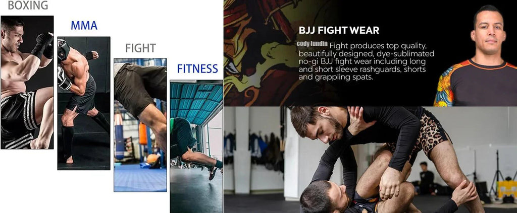 MMA Rashguard T Shirts+Pants Rash Guard Shorts BJJ Tracksuit Boxing Jerseys Muay Thai MMA Compression Men Kickboxing Sport Sets